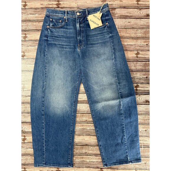 MOTHER superior The Full Pipe jeans size 29 wash It’s A Small World NWT mspr 278 - Picture 1 of 7